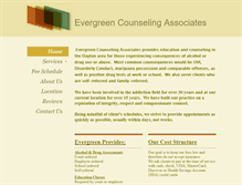 Tablet Screenshot of evergreencounseling.net